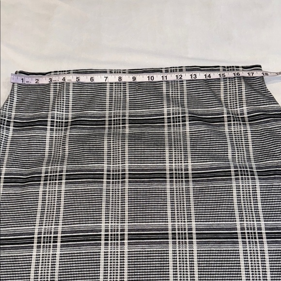 George Black and White Pencil Skirt Knee-Length Work Elastic Waist Women’s - Picture 5 of 11